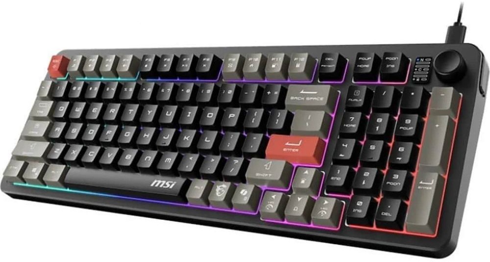 Игровая клавиатура MSI FORGE GK110 Black (S11-04UA226-HH9) фото 