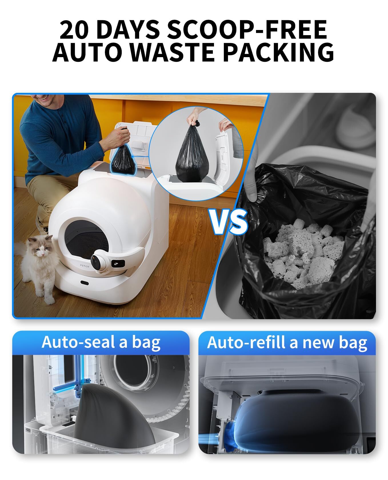 Смарт-лоток Petkit Purobot Ultra with Cam Self-Clean фото 6