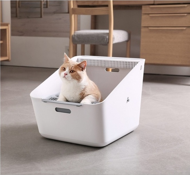 Лоток Petkit Pura Cat Litter Box Whiteфото6