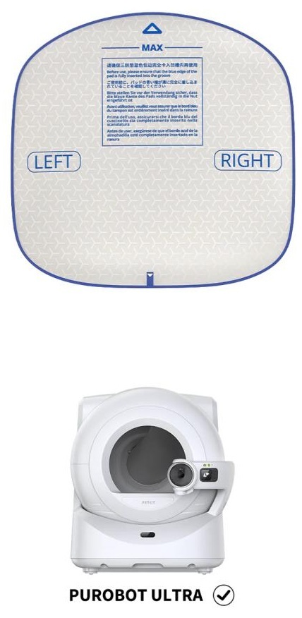 Сменная подкладка для наполнителя Petkit High Performance Cat Litter Pad ULTRA фото 2