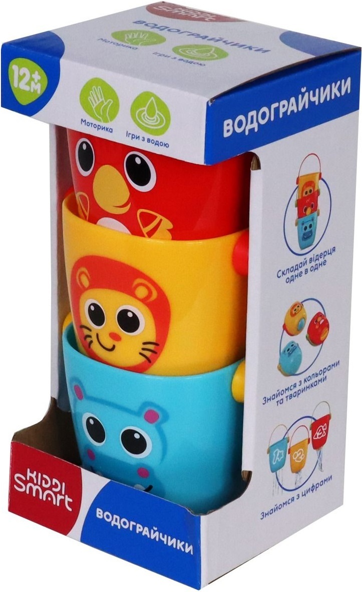 Игрушечные ведерки для игры в ванной Kiddi Smart - Водограйчики (4332-KS) фото 5