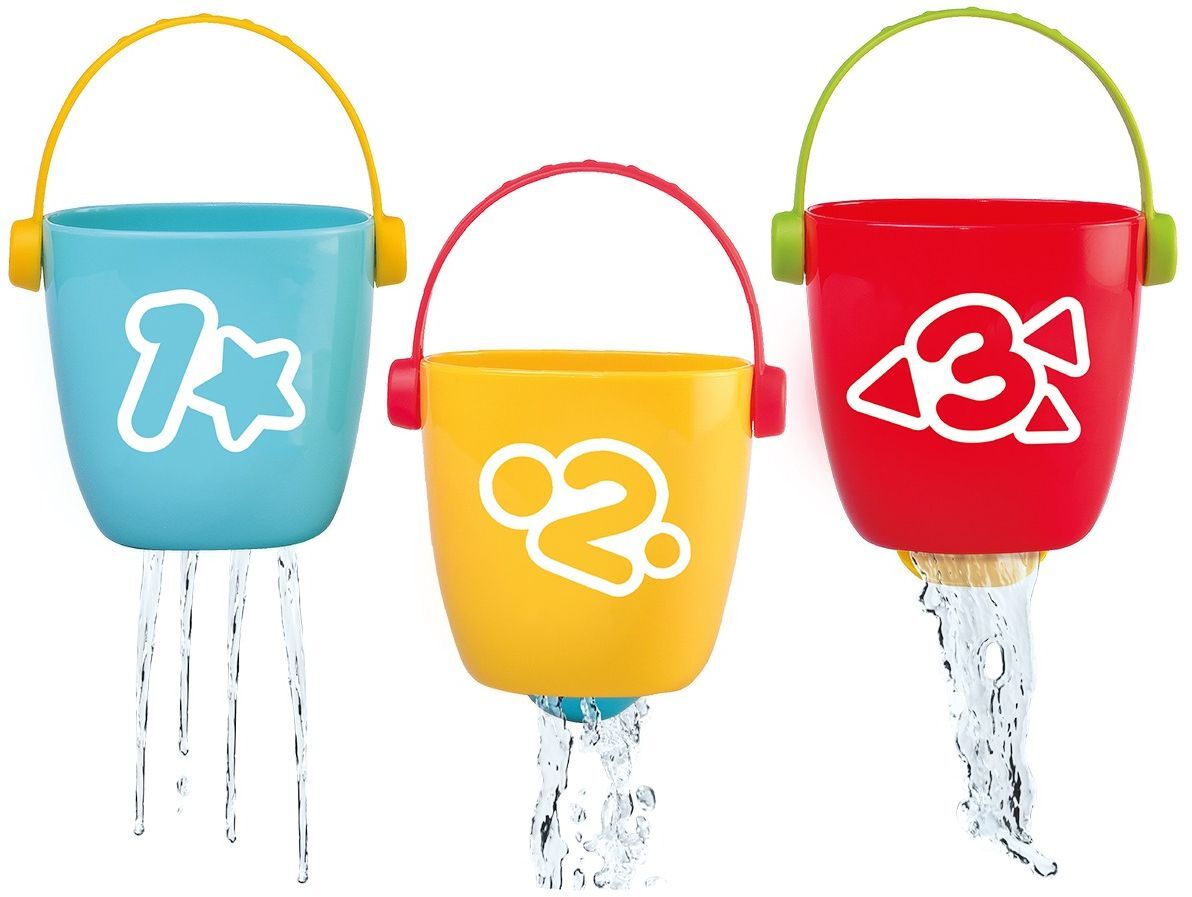 Игрушечные ведерки для игры в ванной Kiddi Smart - Водограйчики (4332-KS) фото 2