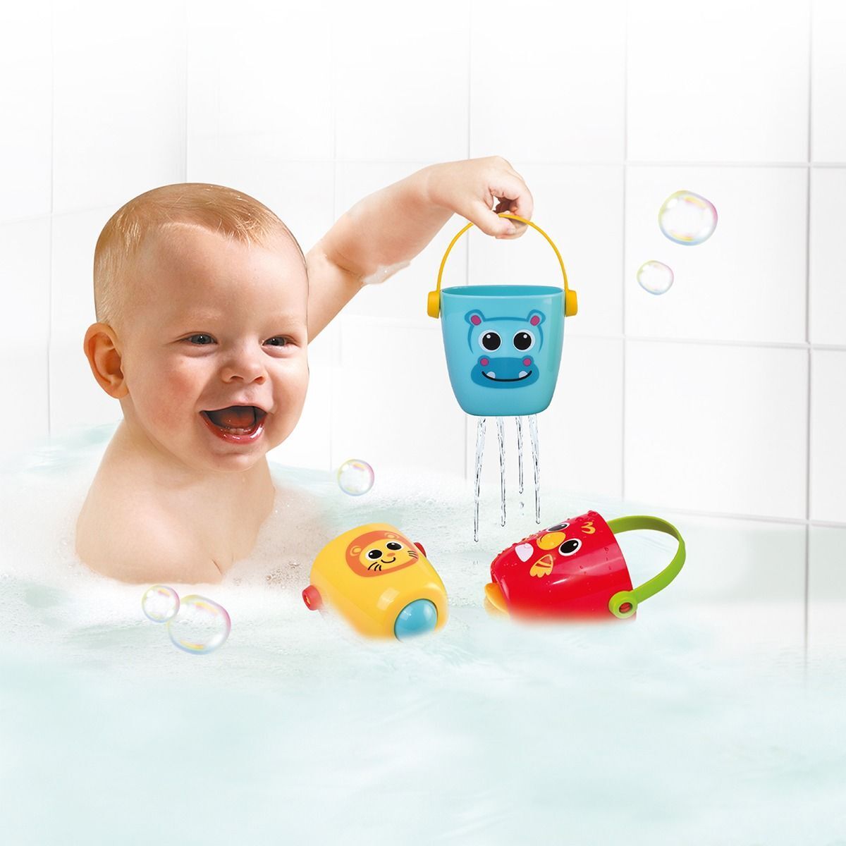 Игрушечные ведерки для игры в ванной Kiddi Smart - Водограйчики (4332-KS) фото 8