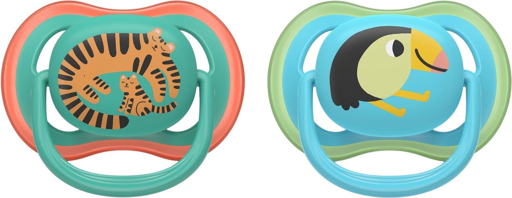 Пустышка Philips Avent Ultra Air, 6-18 мес., 2 шт., для мальчиков (SCF087/11) фото 2