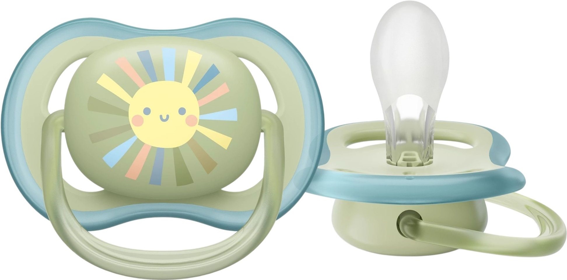 Набір пляшечка для годування Philips Avent Natural Природний Потік, 125 мл, + Пустушка Ulta Air 0-6 міс, (SCD837/10)фото