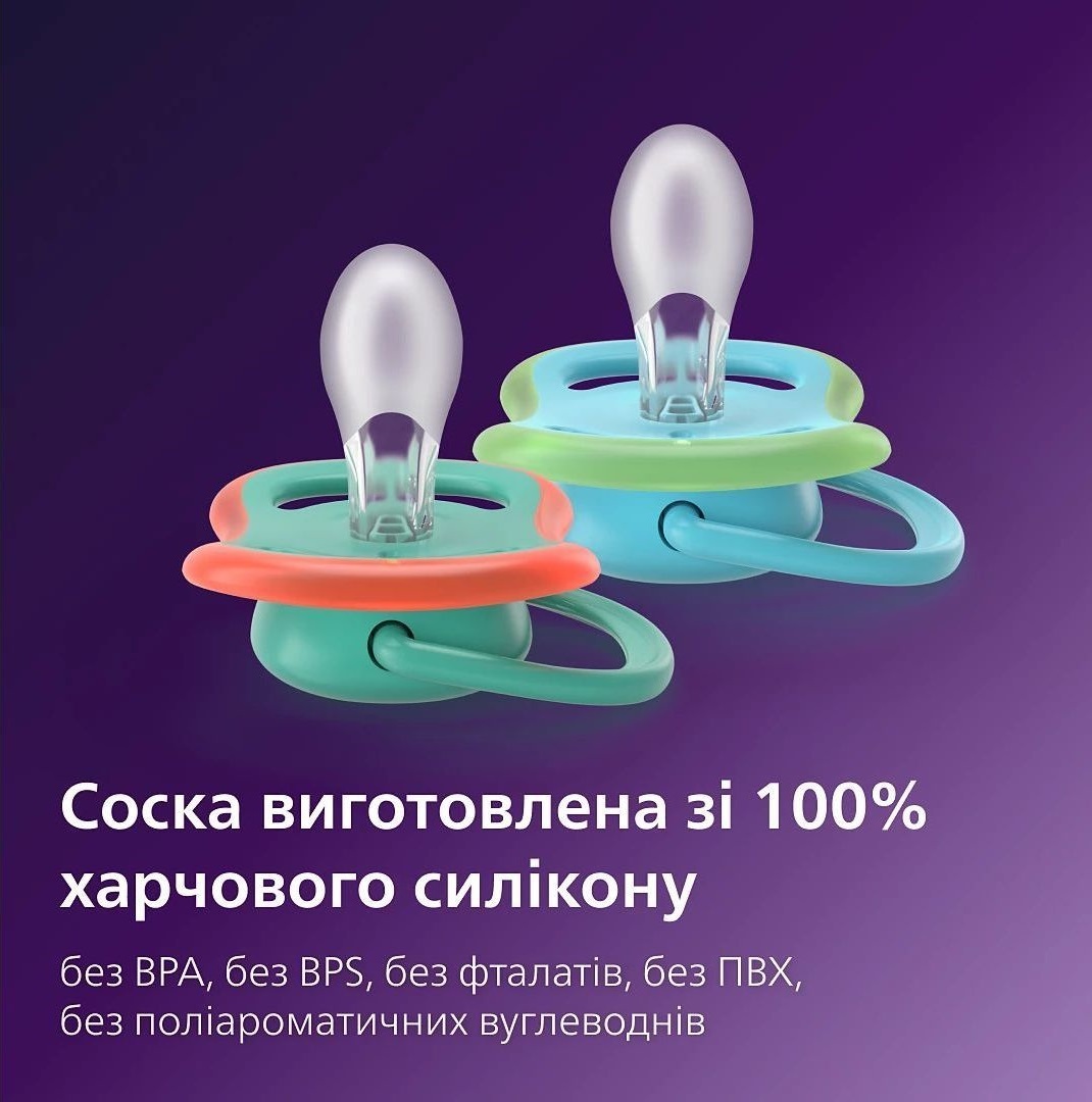 Пустушка Philips Avent Ultra Air, 6-18 міс., 2 шт, для хлопчиків (SCF087/10)фото11
