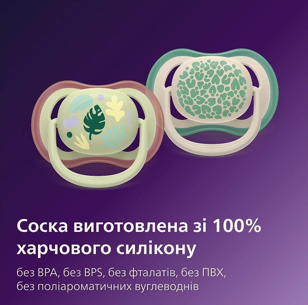 Пустушка Philips Avent Ultra Air, 6-18 міс., 2шт, унісекс (SCF087/17)фото11