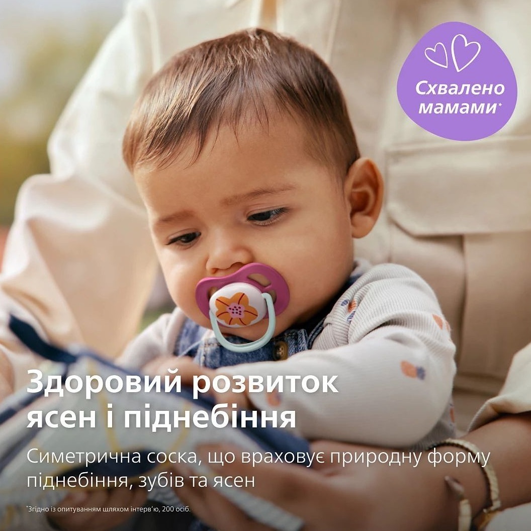 Пустушка Philips Avent Ultra Air, 6-18 міс., 2 шт., для дівчаток (SCF080/27)фото7