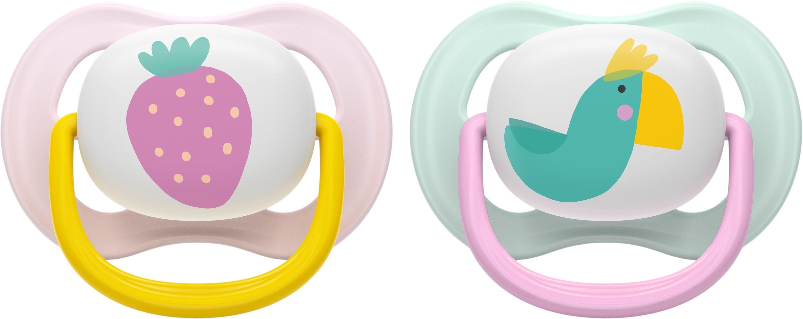 Пустушка Philips Avent Ultra Air, 0-6 міс., 2 шт., для дівчаток (SCF080/24)фото2