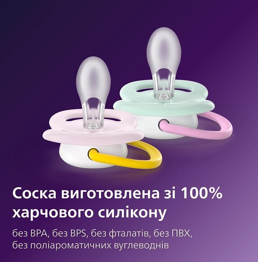 Пустушка Philips Avent Ultra Air, 0-6 міс., 2 шт., для дівчаток (SCF080/24)фото12