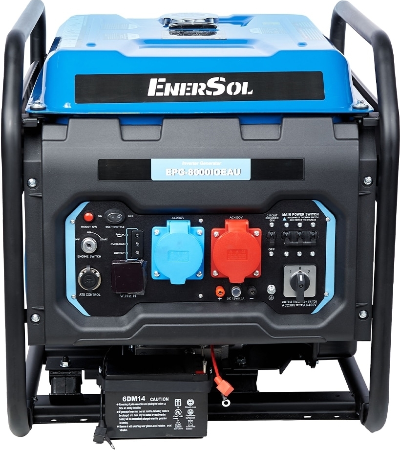 Генератор інверторний бензиновий EnerSol EPG-8000IOEAU 230/400В 7/8кВт (EPG-8000IOEAU)фото