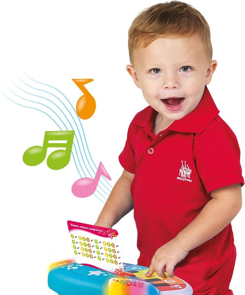 Піаніно Kiddi Smart - Кольорові нотки (світло) (4514T-KS)фото3