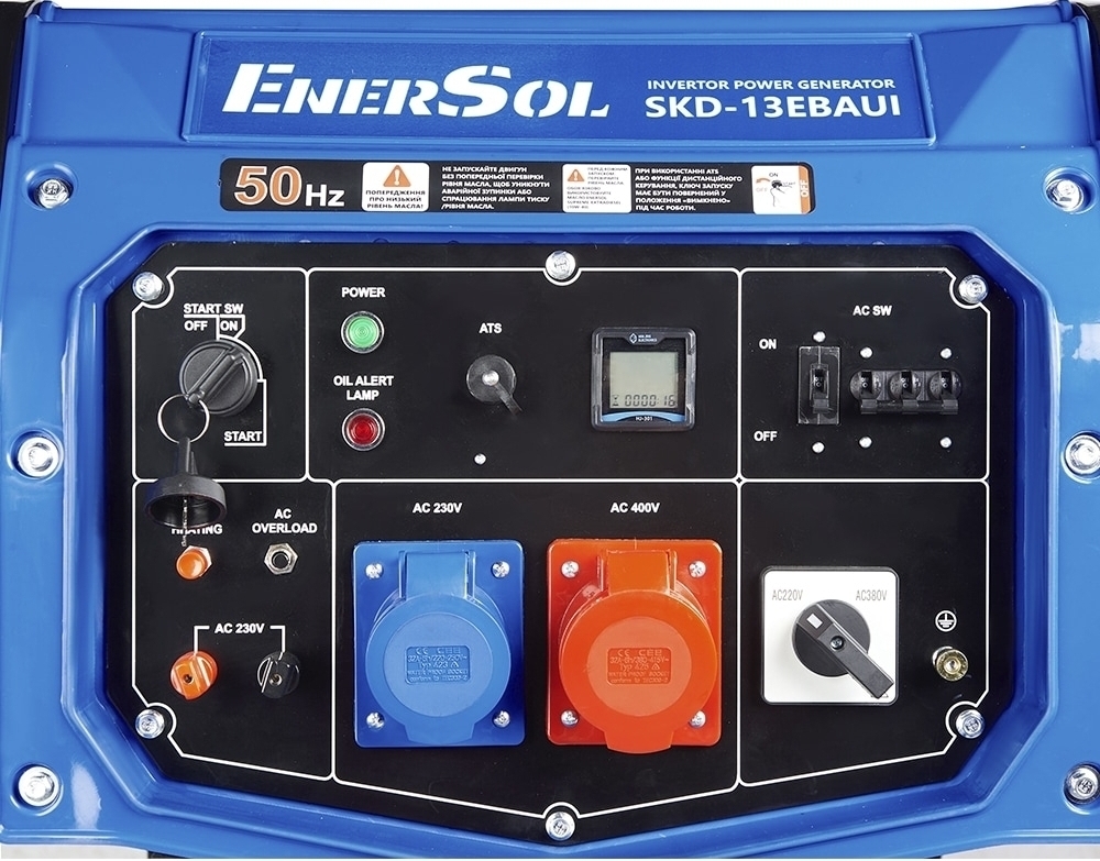 Генератор дизельный инверторный EnerSol SKD-13EBAUI 230В 12/13кВт (SKD-13EBAUI) фото 6