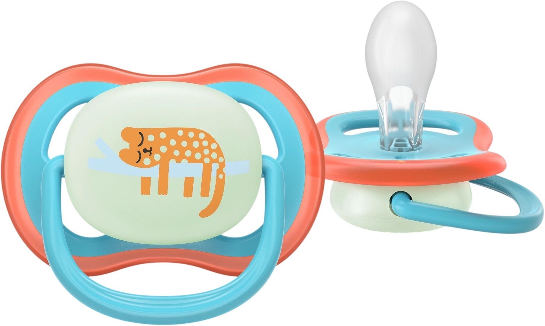 Пустышка Philips Avent Ultra Air, Ночная 18+ мес., унисекс, 2 шт. (SCF376/32) фото 2