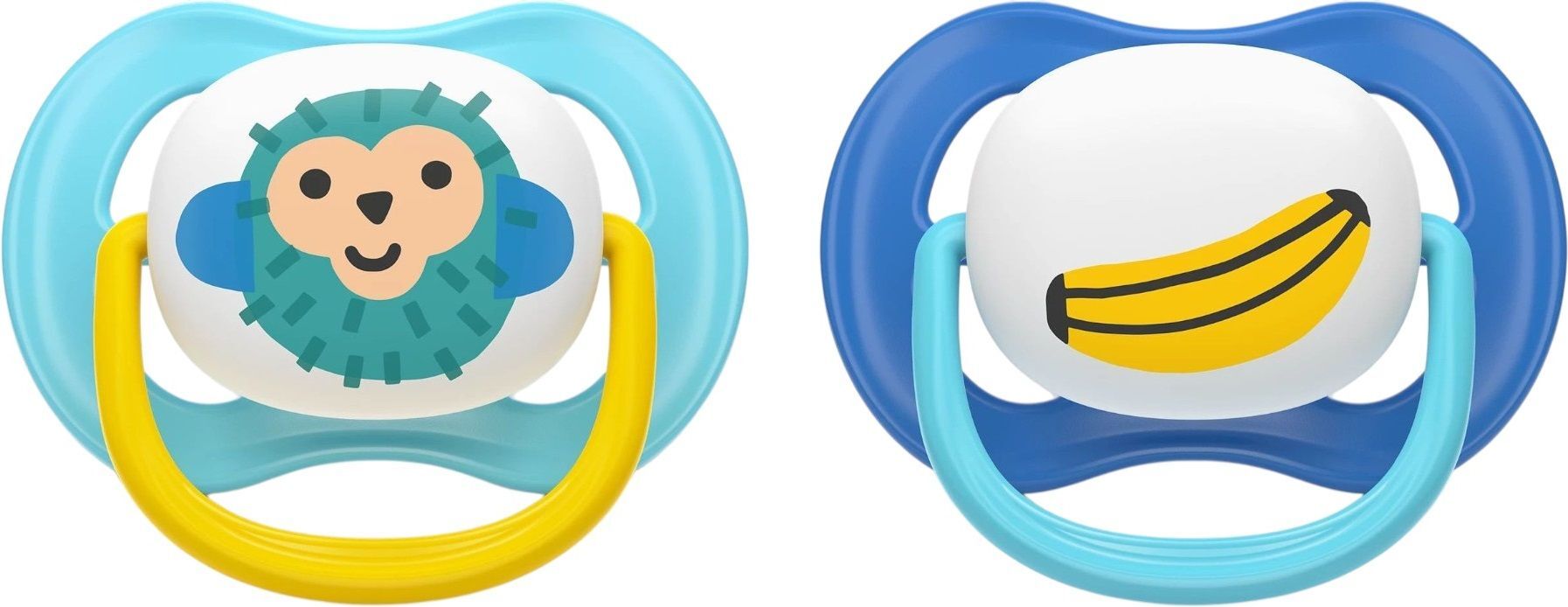 Пустышка Philips Avent Ultra Air, 6-18 мес., 2 шт., для мальчиков (SCF080/26) фото 2