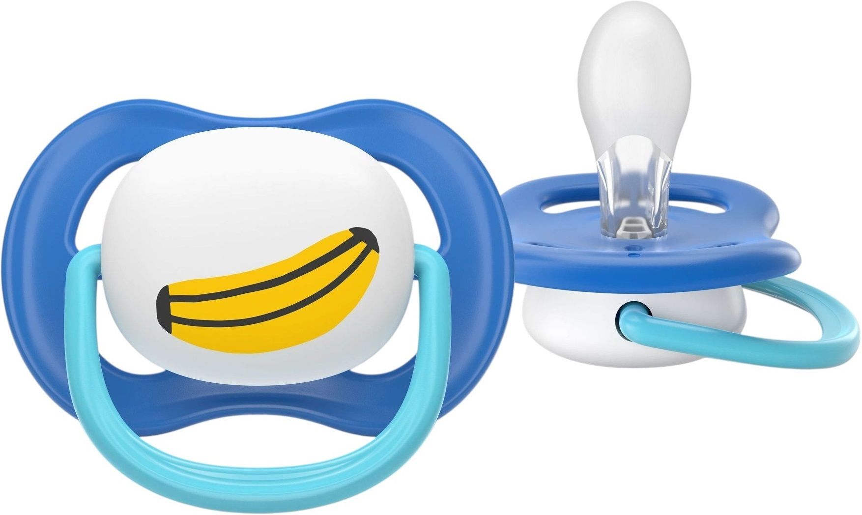 Пустышка Philips Avent Ultra Air, 6-18 мес., 2 шт., для мальчиков (SCF080/26) фото 4