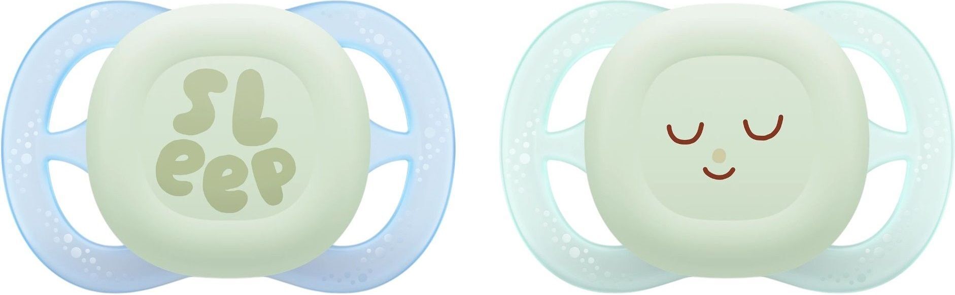 Пустышка Philips Avent Ultra Start, 0М+, для младенцев, ночная, 2 шт., унисекс (SCF075/18) фото 2