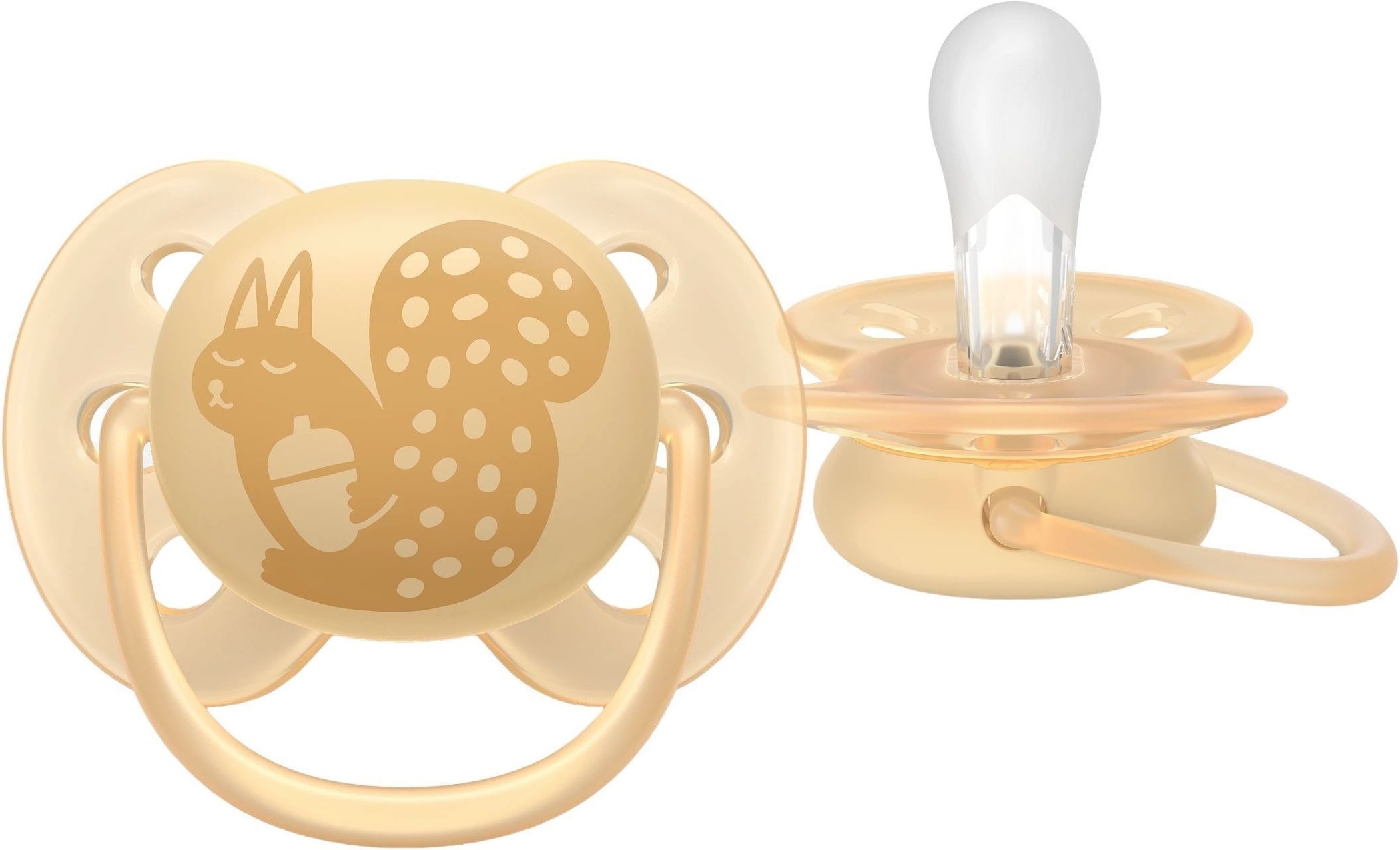 Пустышка Philips Avent Ultra Soft, 6-18 мес., унисекс, 2 шт. (SCF091/46) фото 2