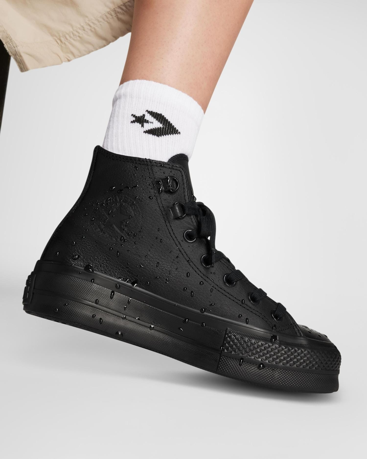 Кеди жіночі Converse Ctas Lift Hi A12969C 37.5 ( 7 US) чорніфото9