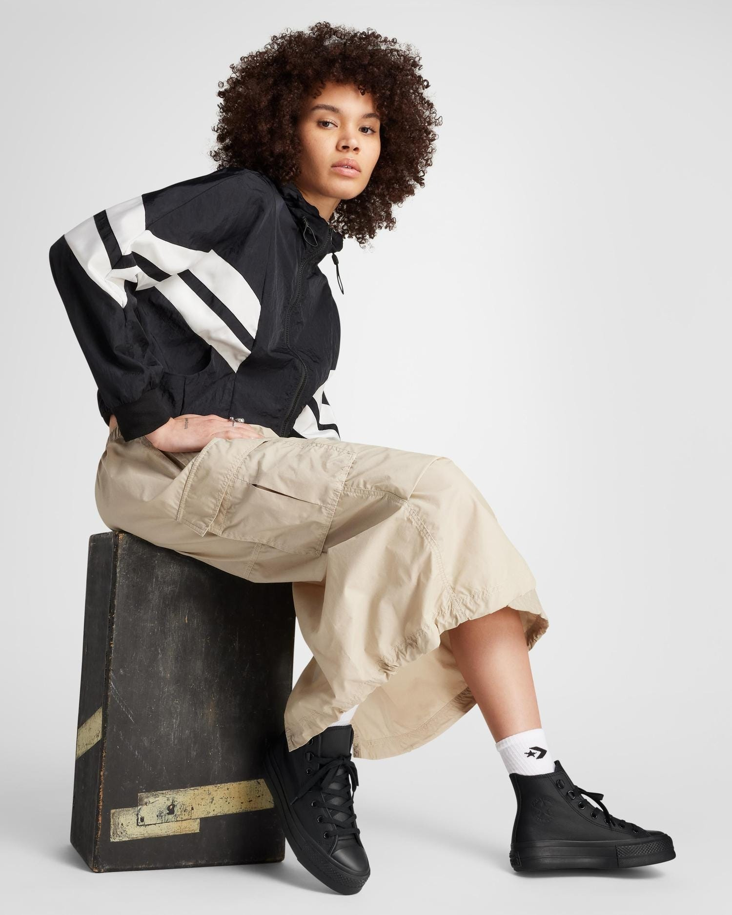 Кеди жіночі Converse Ctas Lift Hi A12969C 37.5 ( 7 US) чорніфото10