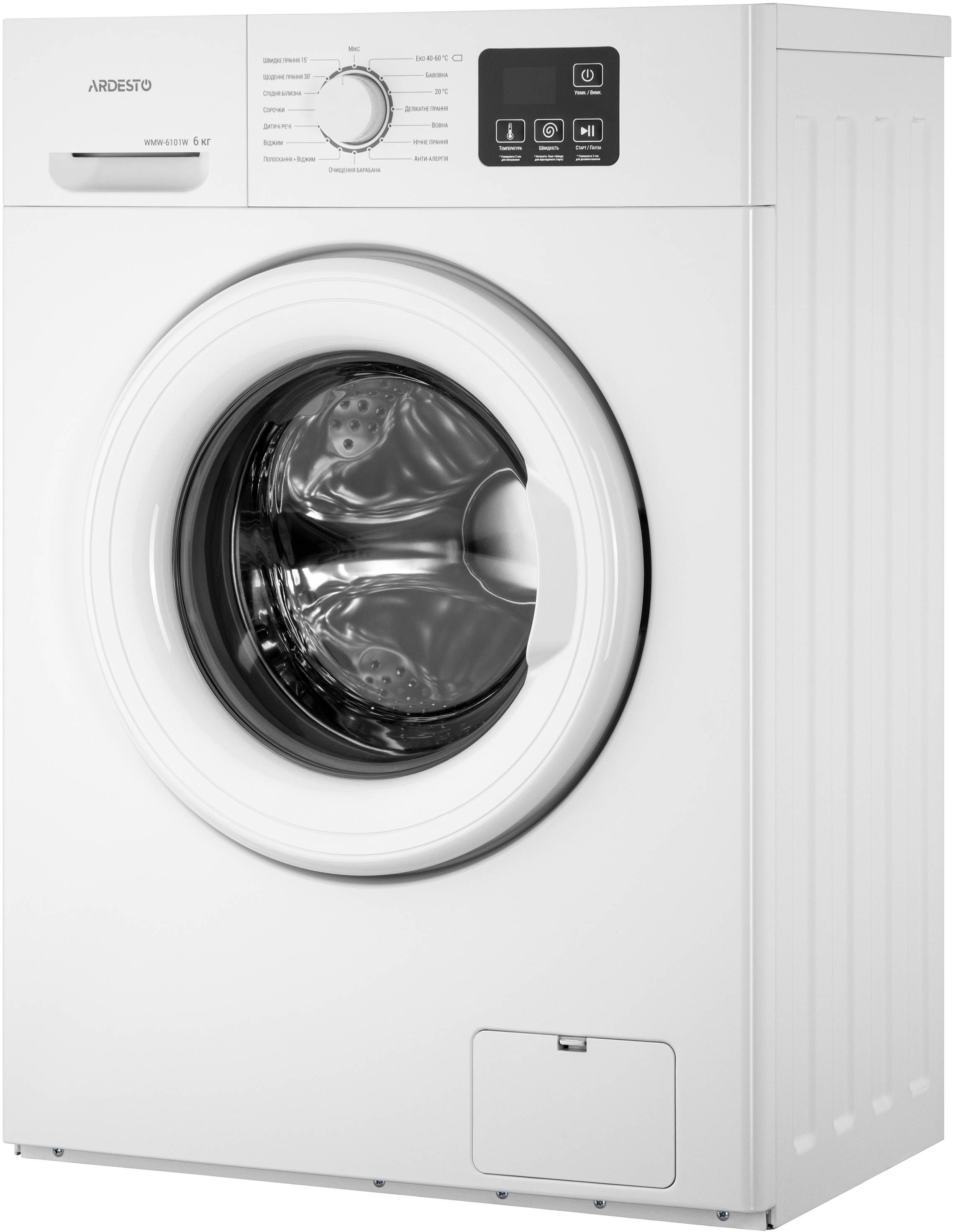 Пральна машина ARDESTO WMW-6101W Whiteфото2