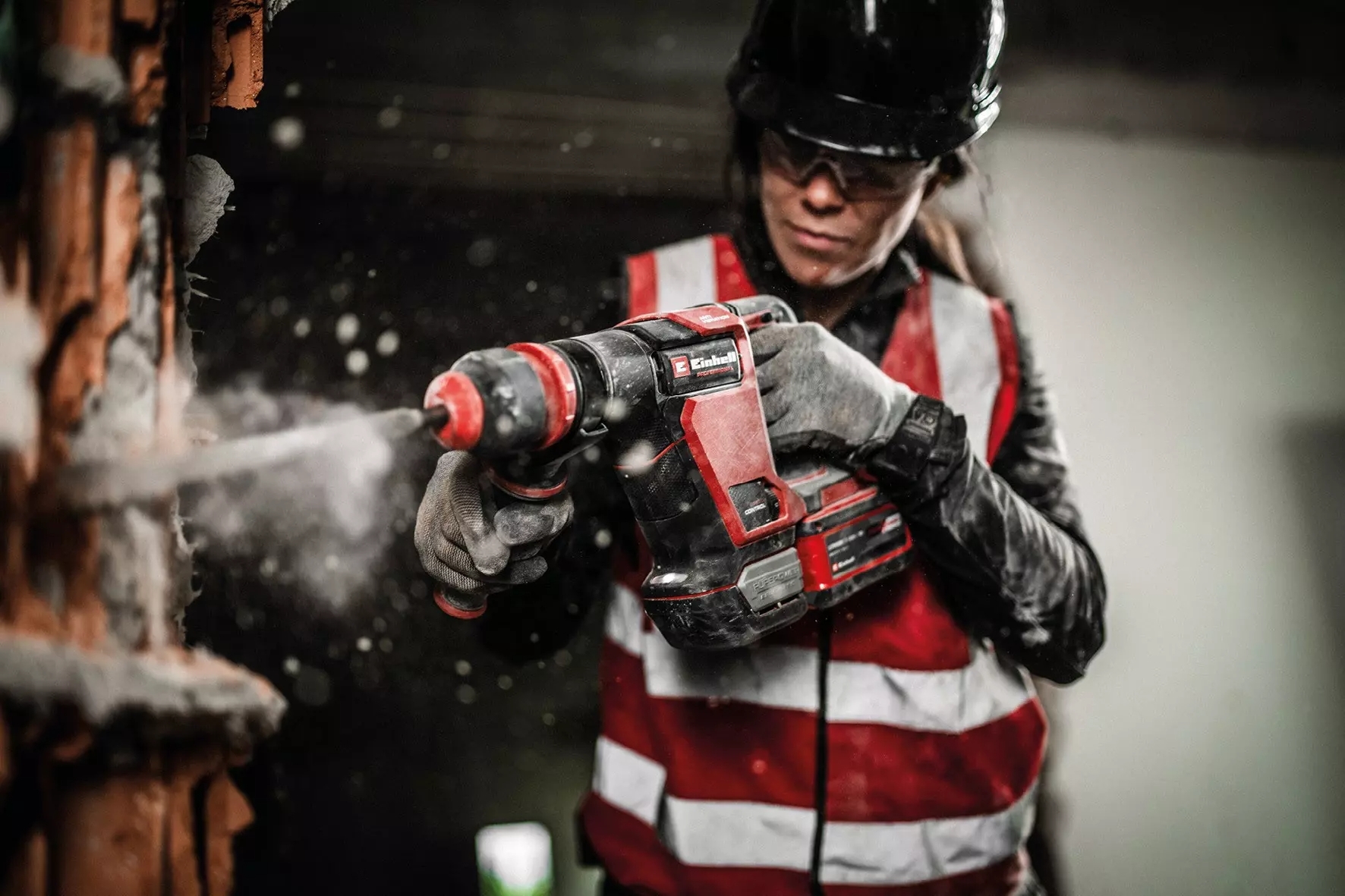 Молоток відбійний акумуляторний Einhell TP-DH 18/4 Li BL (без АКБ та ЗП), (4514190)фото