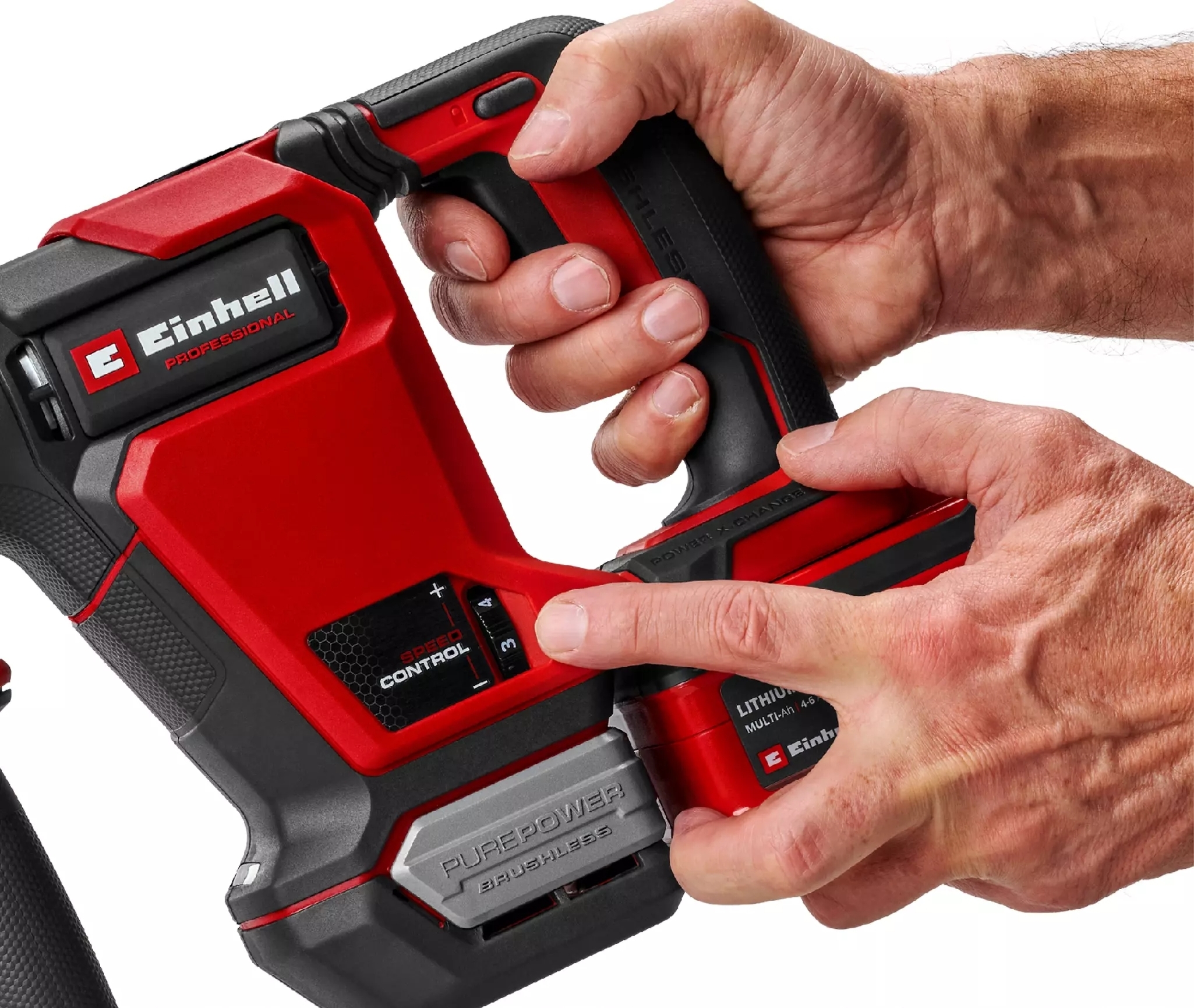 Молоток відбійний акумуляторний Einhell TP-DH 18/4 Li BL (без АКБ та ЗП), (4514190)фото