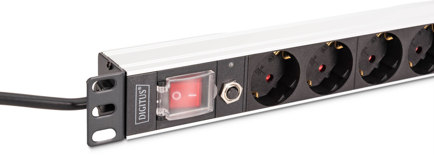 Устройство распределения электропитания DIGITUS 1U, 8xSchuko, 16A, 250V (DN-95436) фото