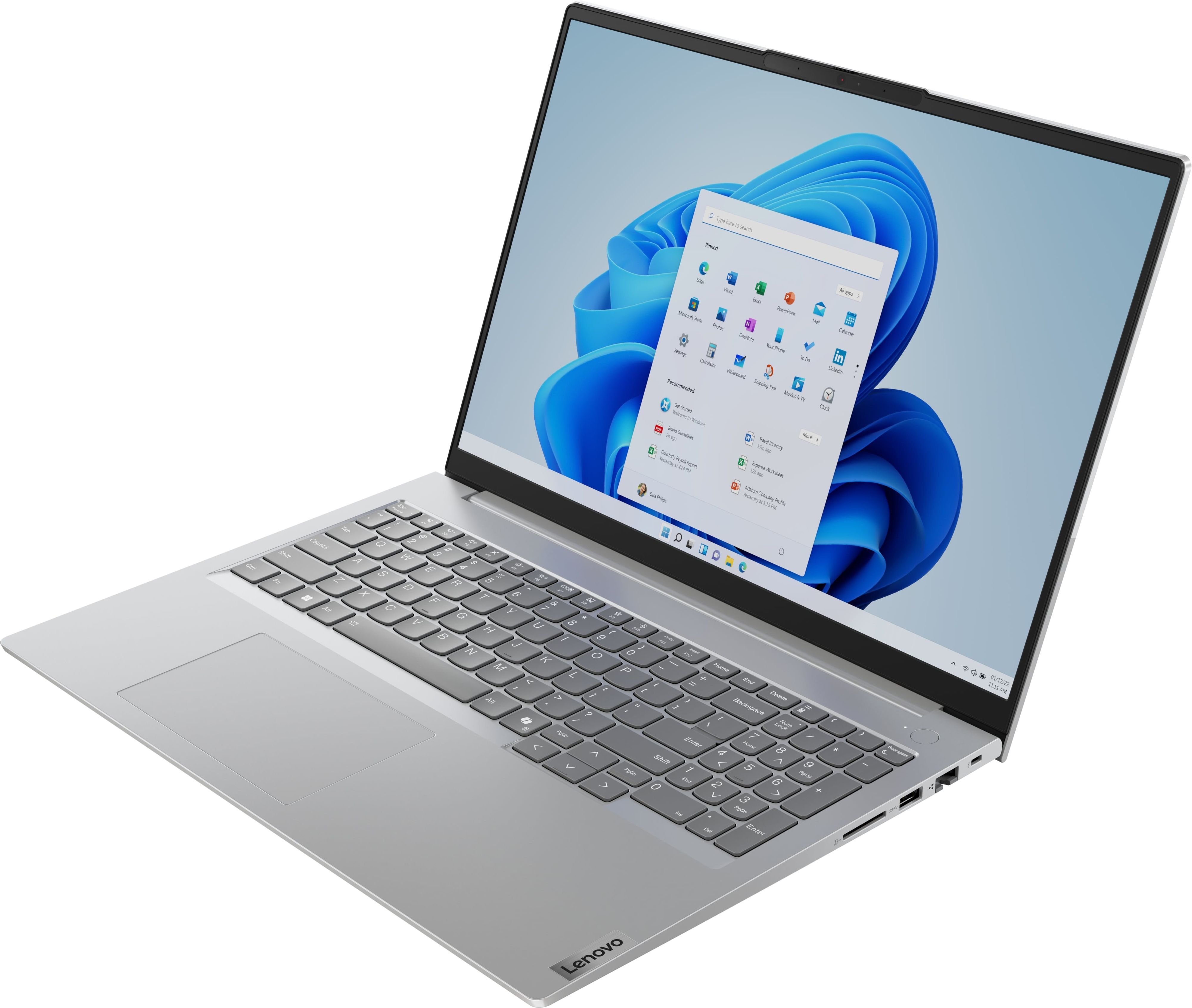 Ноутбук LENOVO ThinkBook 16 G7 ARP Arctic Grey (21MWA08PRA)фото3