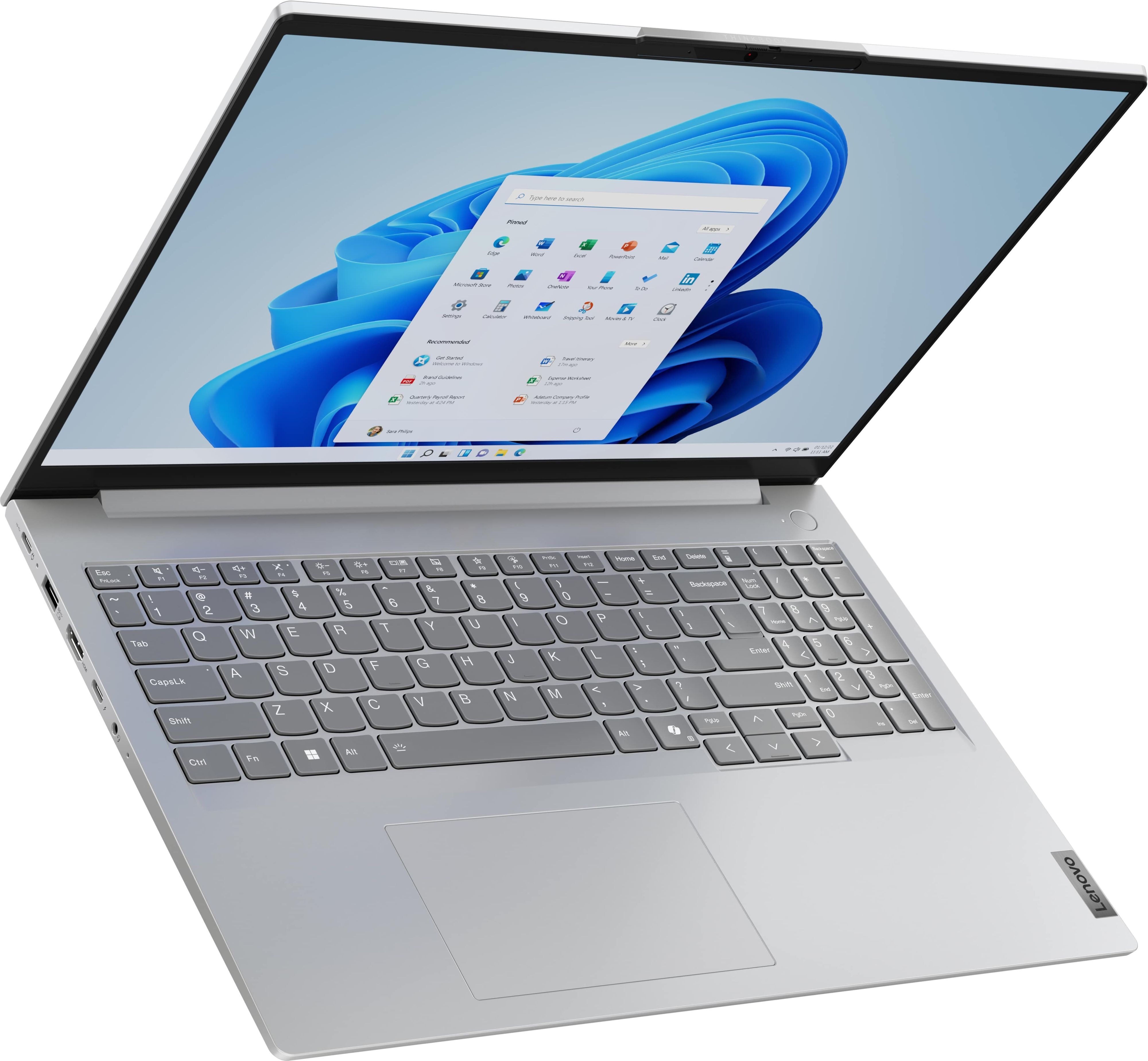 Ноутбук LENOVO ThinkBook 16 G7 ARP Arctic Grey (21MWA08PRA)фото7