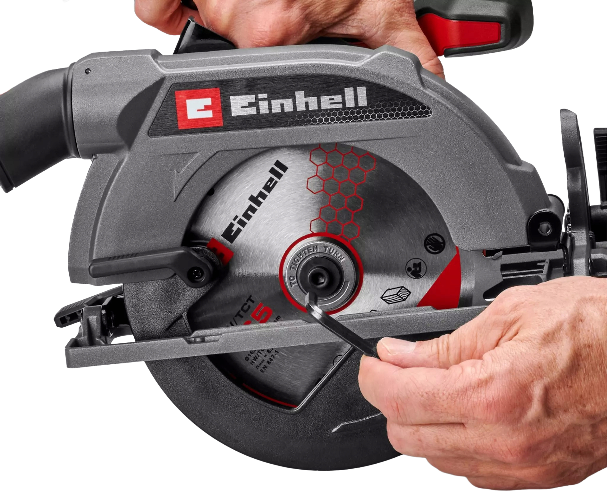 Пила дискова акумуляторна Einhell TE-CS 18/165-2 Li - Solo (без АКБ та ЗП), (4331230)фото