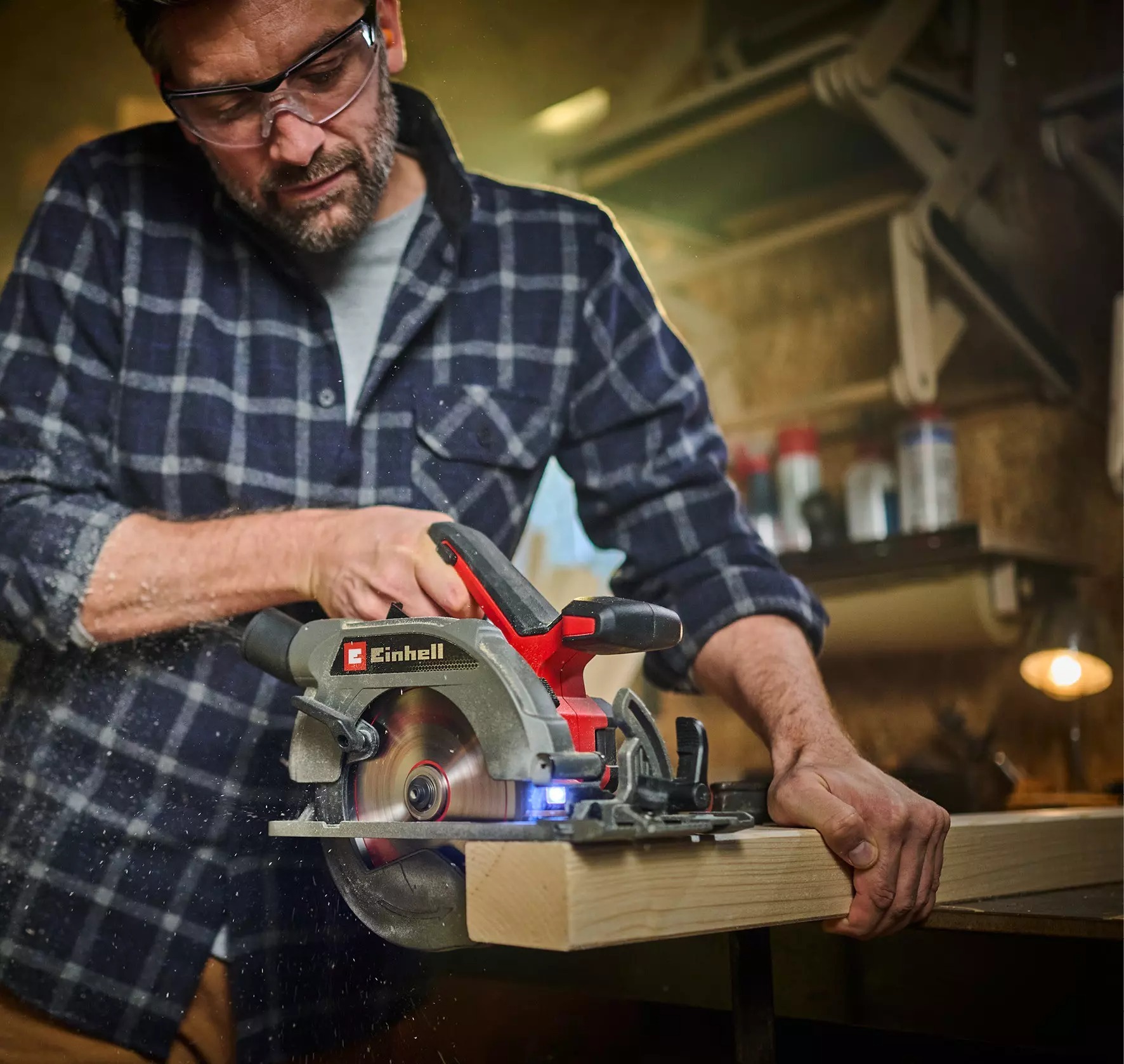 Пила дискова акумуляторна Einhell TE-CS 18/165-2 Li - Solo (без АКБ та ЗП), (4331230)фото