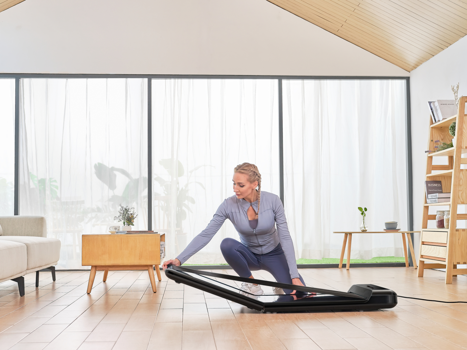 Бігова доріжка KingSmith C2 Walkingpad Black (WPS1F)фото