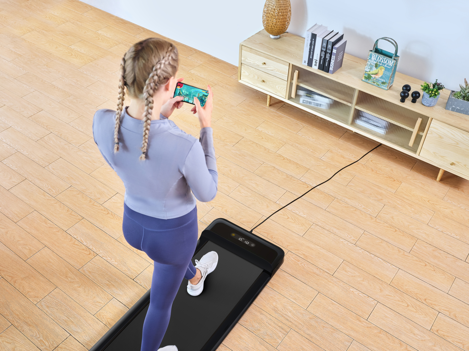 Бігова доріжка KingSmith C2 Walkingpad Black (WPS1F)фото