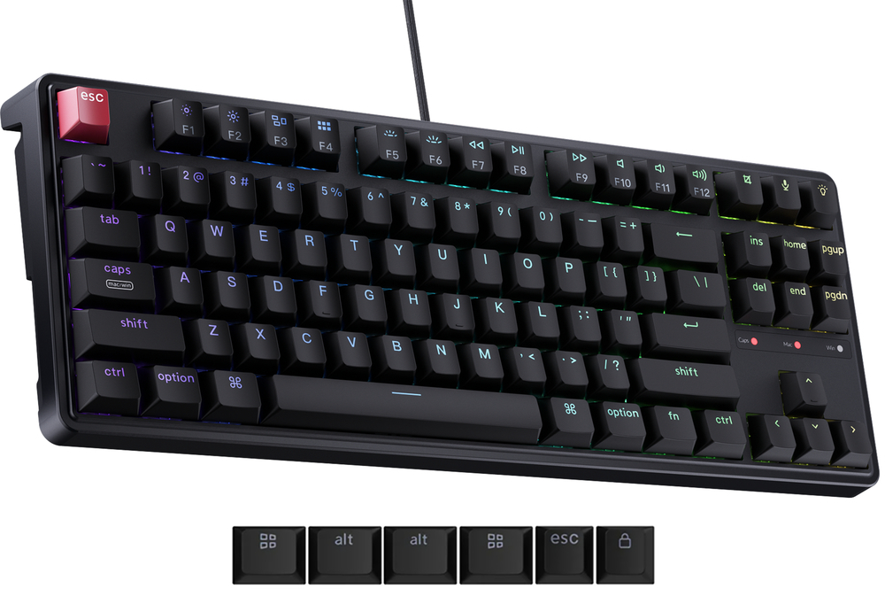 Клавіатура Keychron C3 Pro USB-A EN/UKR Black (C3P-H3-UA)фото2