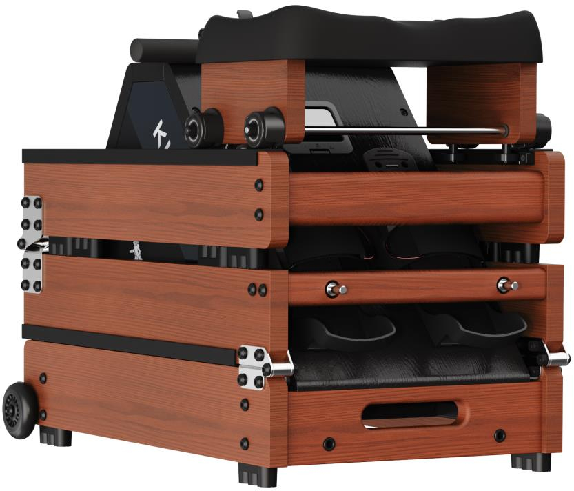 Веслувальний тренажер KingSmith WR20 RMWR20F (WR20_RED_OAK)фото10