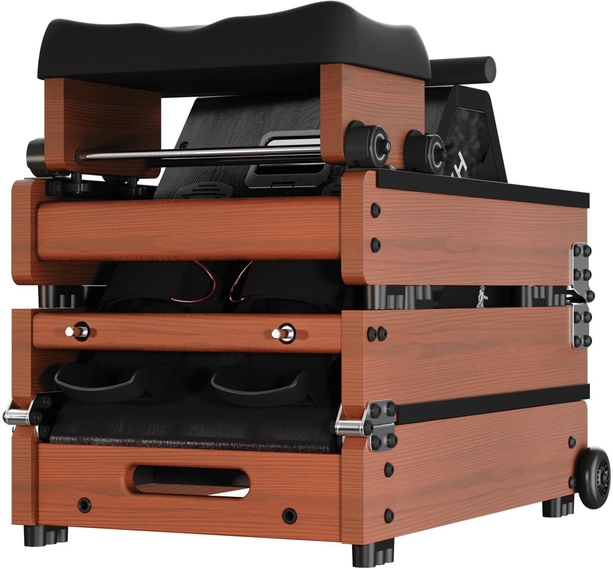 Веслувальний тренажер KingSmith WR20 RMWR20F (WR20_RED_OAK)фото