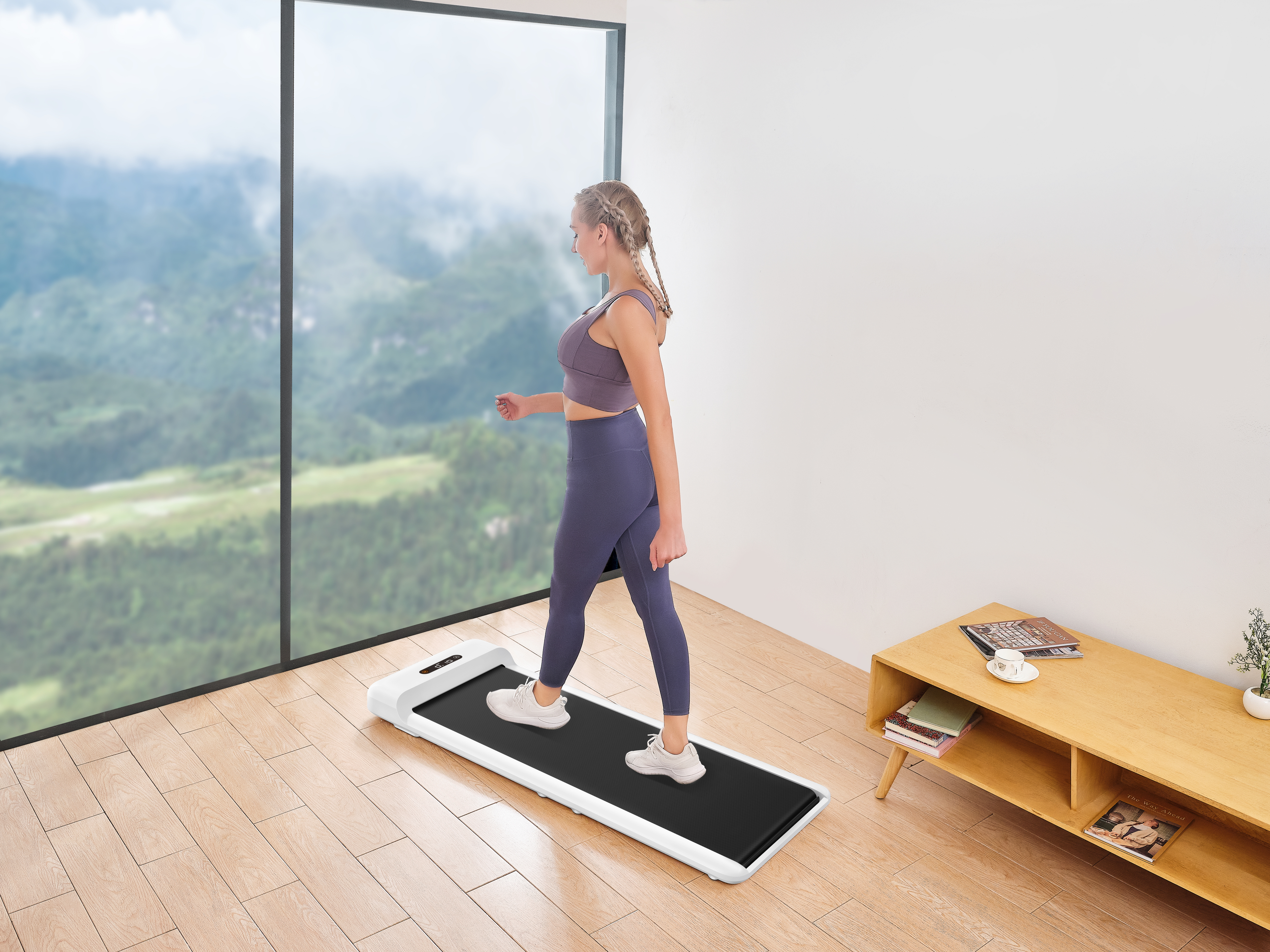 Бігова доріжка KingSmith C2 Walkingpad White (WPS1F_WHITE)фото6