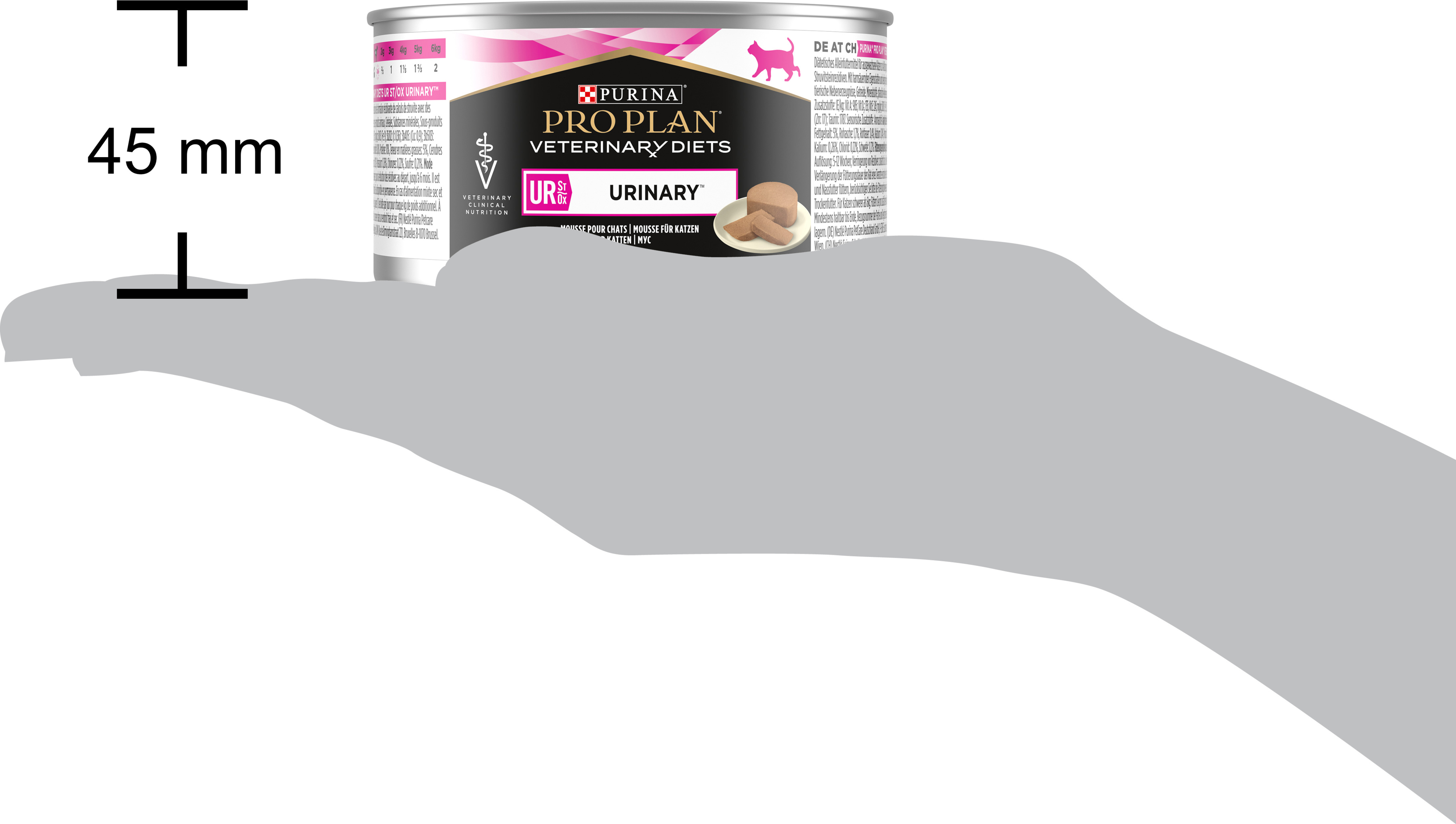 Влажный корм для кошек Purina Pro Plan Veterinary Diets Urinary растворение и предотвращение струвитных камней 195 г фото 