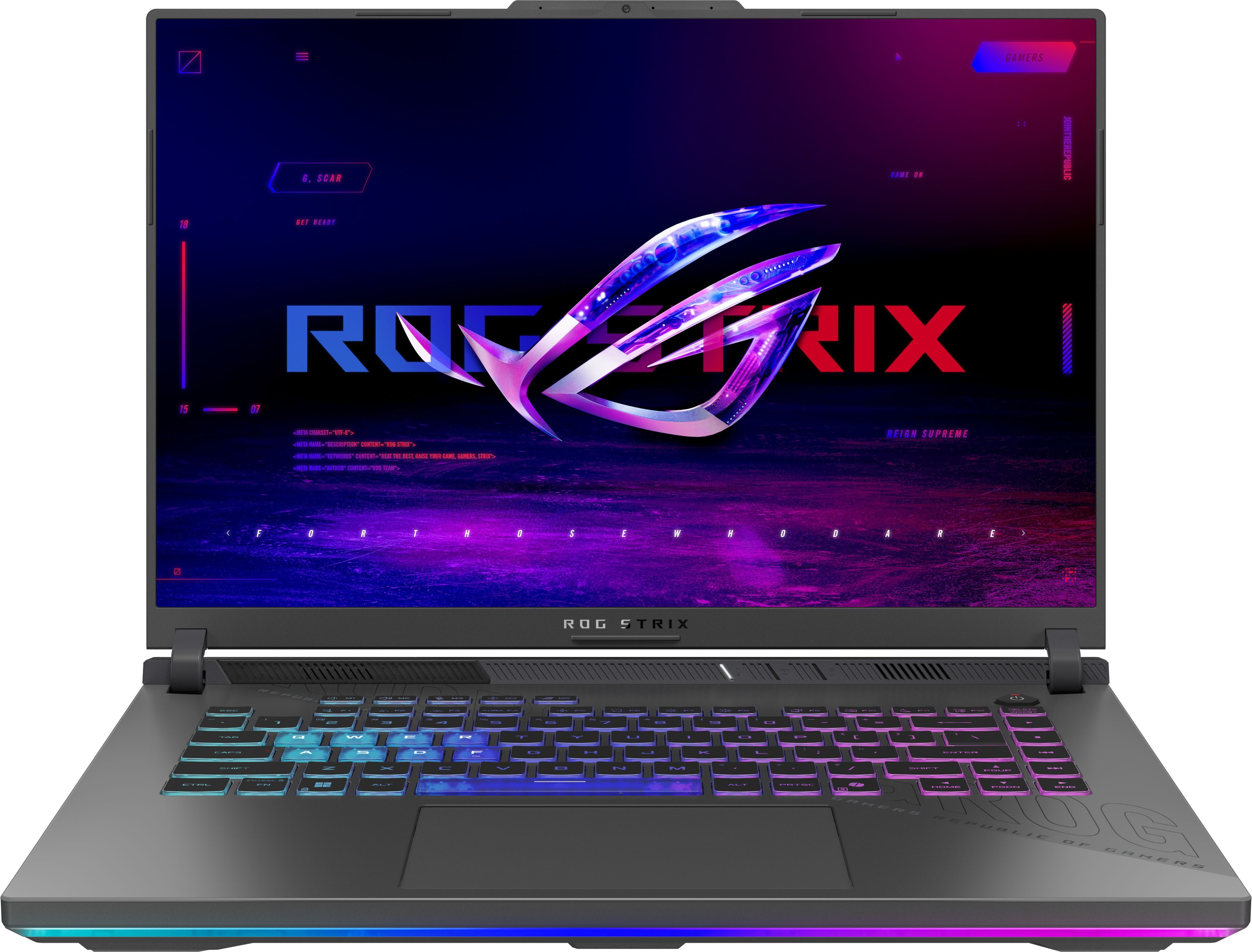 Ноутбук ASUS ROG Strix G16 G614PH-RV058 Eclipse Gray (90NR0KX7-M002L0)фото2