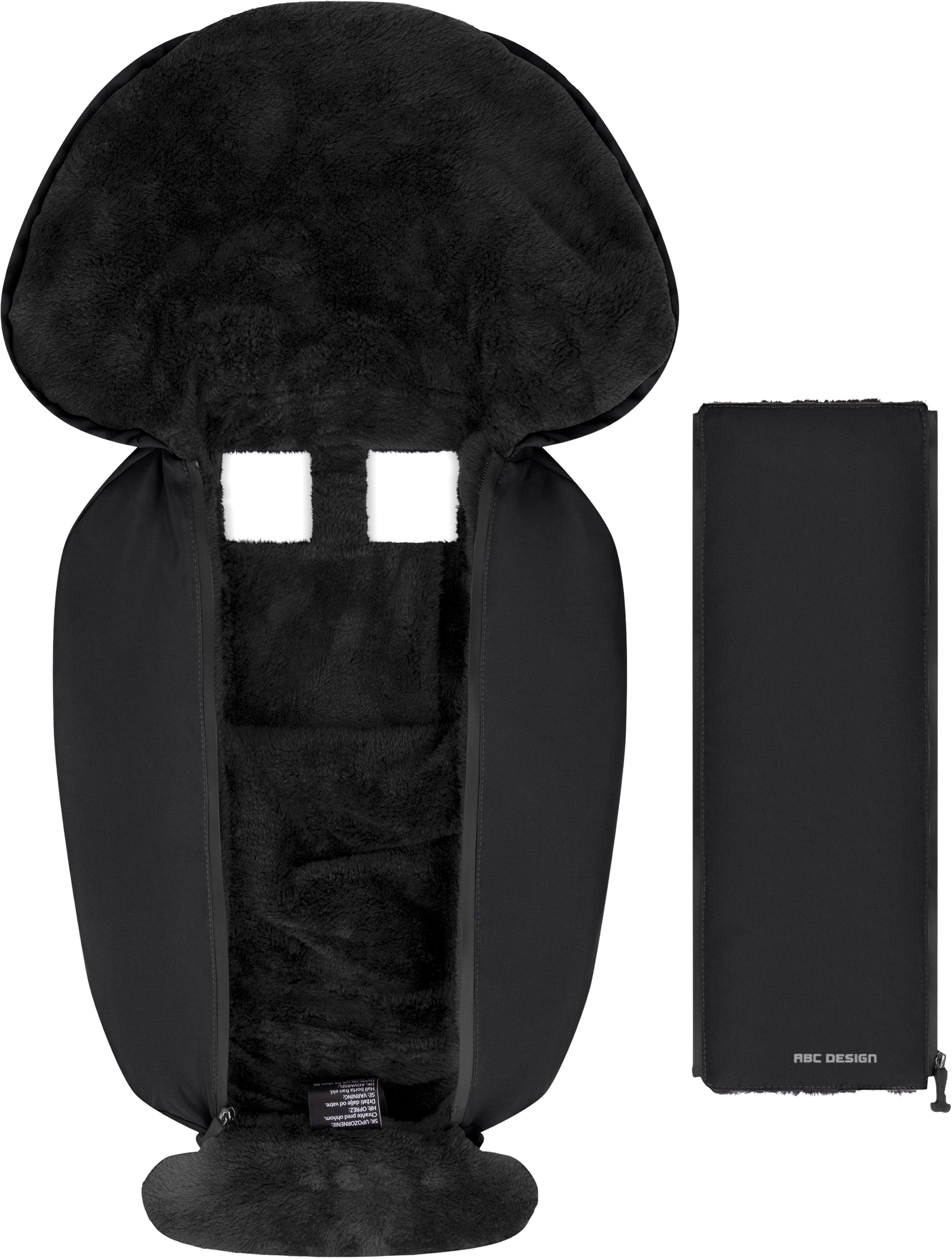 Зимний конверт для новорожденных ABC Design Black (12005291000) фото 4