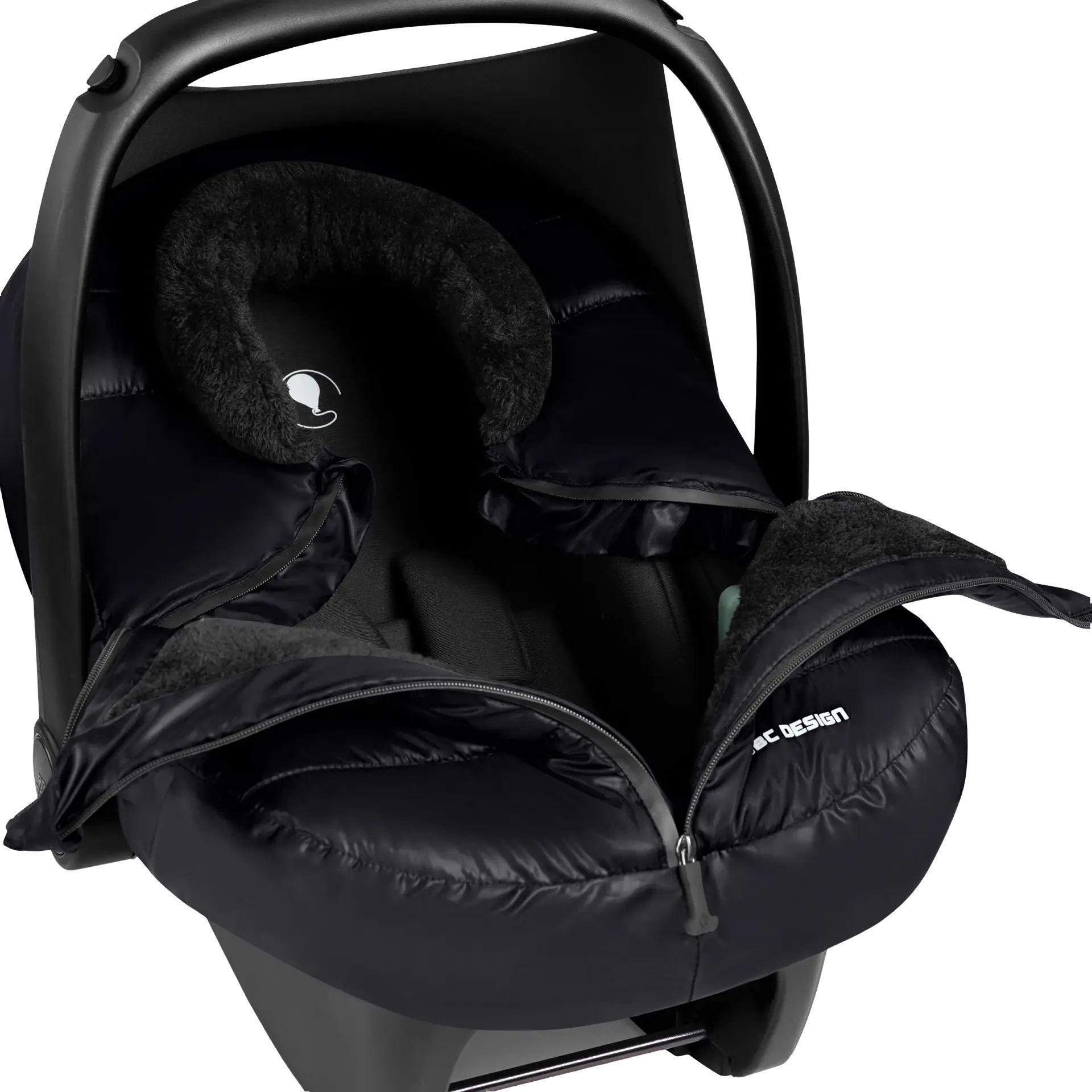 Спальний мішок до автокрісла ABC Design Tulip i-Size Black (12005311000)фото3