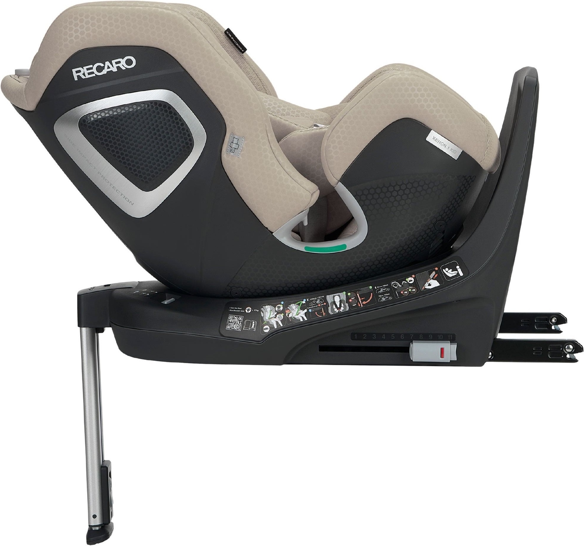 Автокресло Recaro Xenon 1 Kid Elegant Beige (B1103060) фото 4
