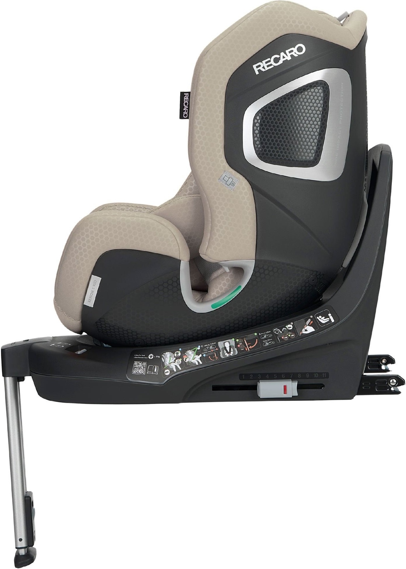 Автокресло Recaro Xenon 1 Kid Elegant Beige (B1103060) фото 5