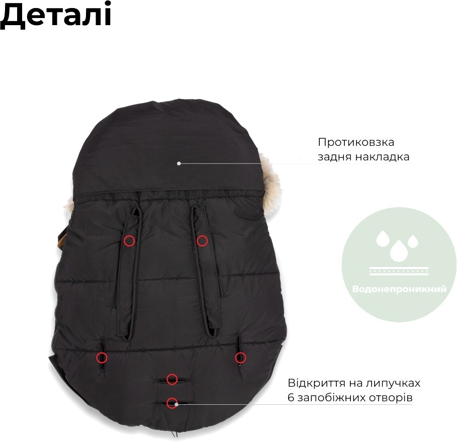 Спальний мішок Tutis чорний (PP150/8)фото7