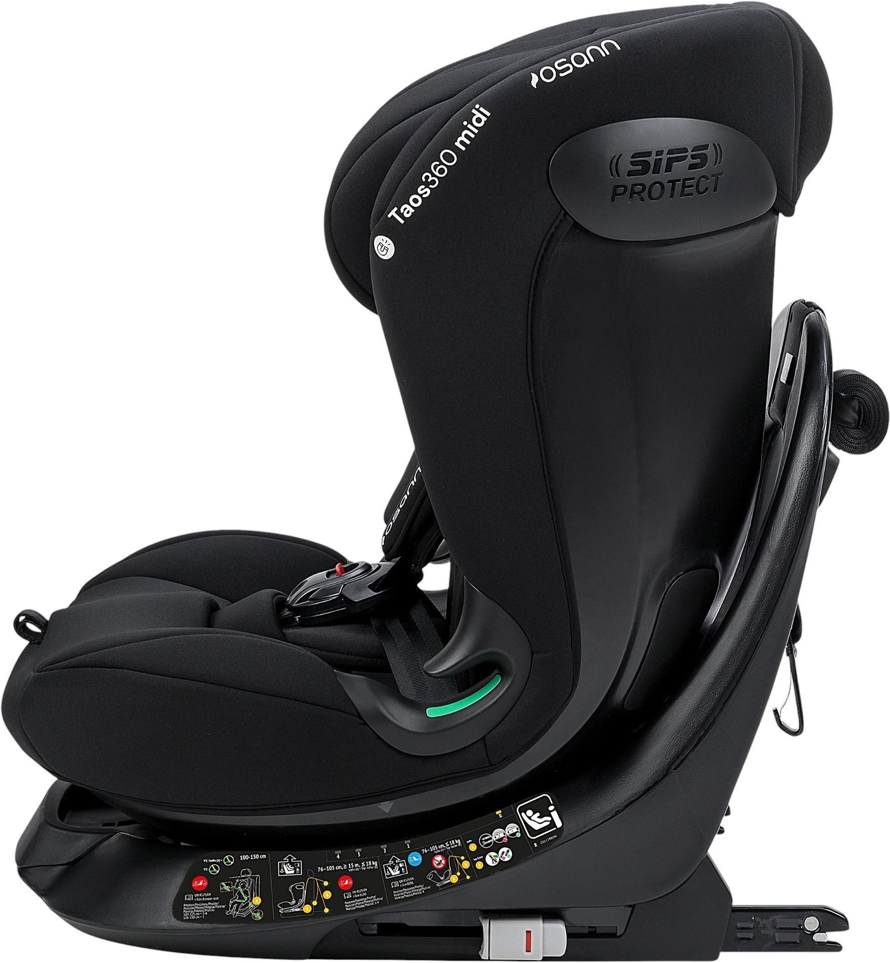 Автокрісло Osann Taos360 midi i-Size Black (102-332-05)фото5