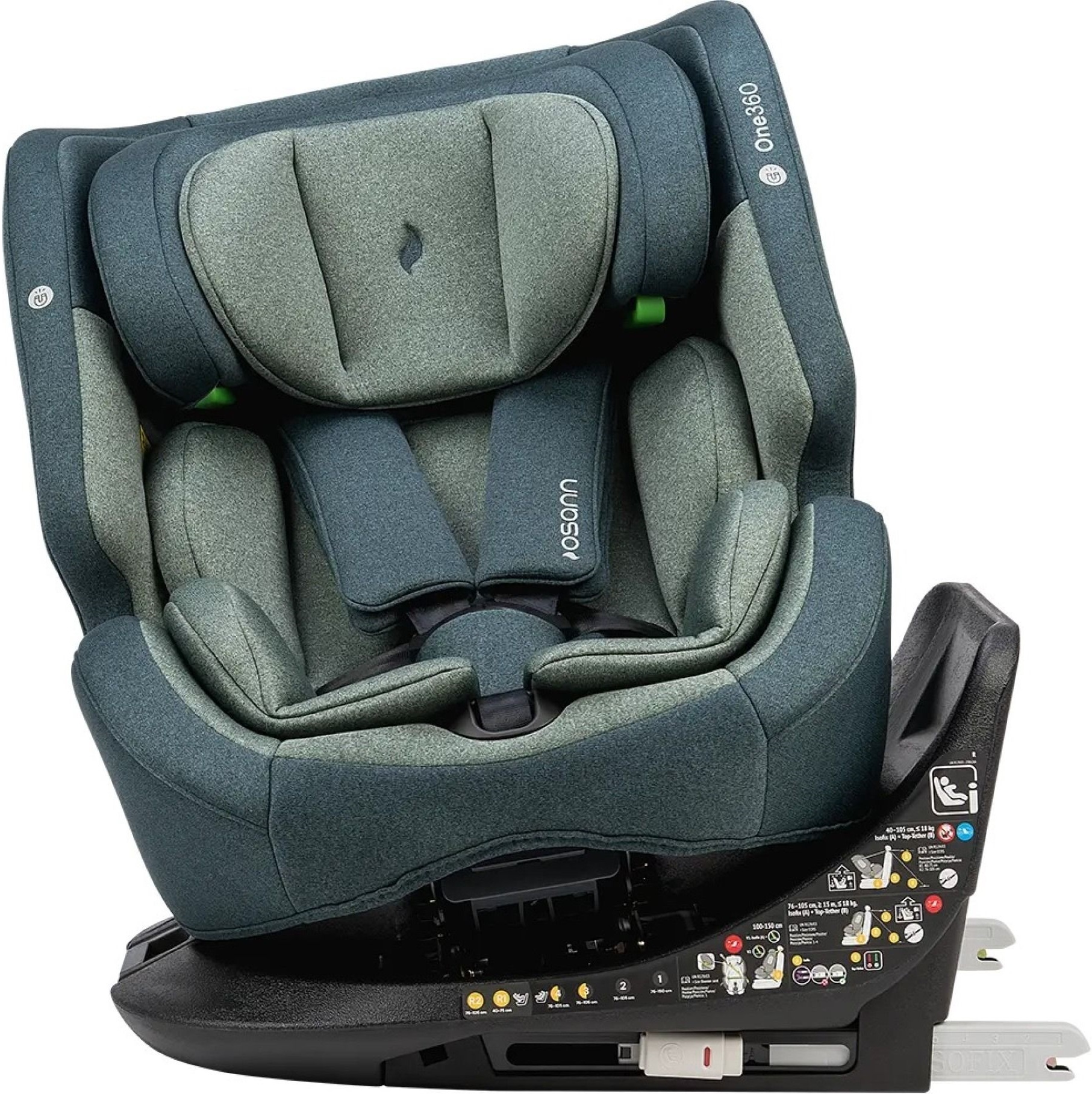 Автокресло Osann One360 i-Size Universe Green (108-301-322) фото 