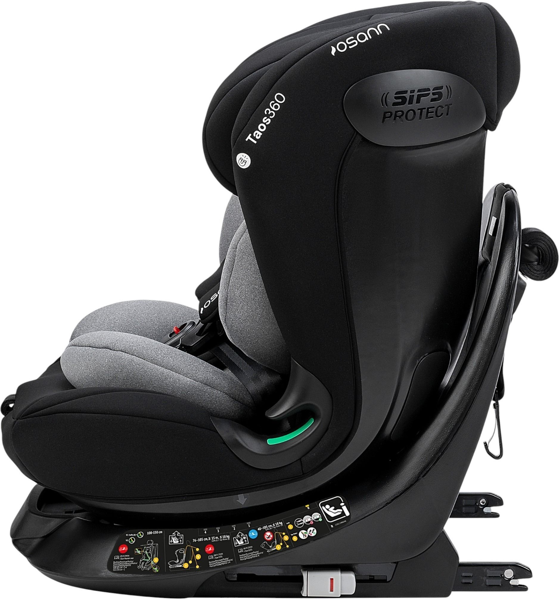 Автокрісло Osann Taos360 i-Size Grey Melange (108-331-230)фото5