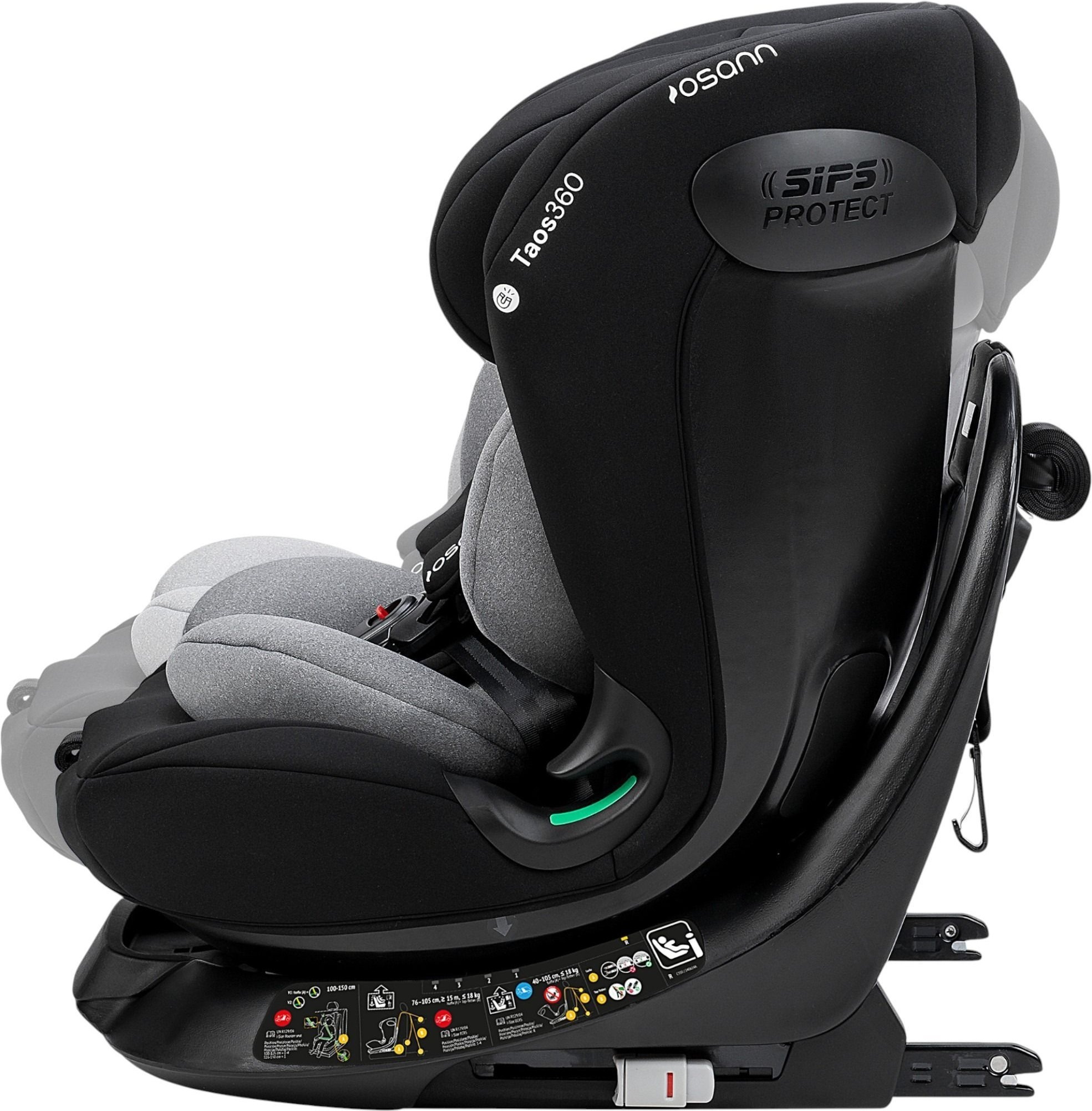 Автокрісло Osann Taos360 i-Size Grey Melange (108-331-230)фото7