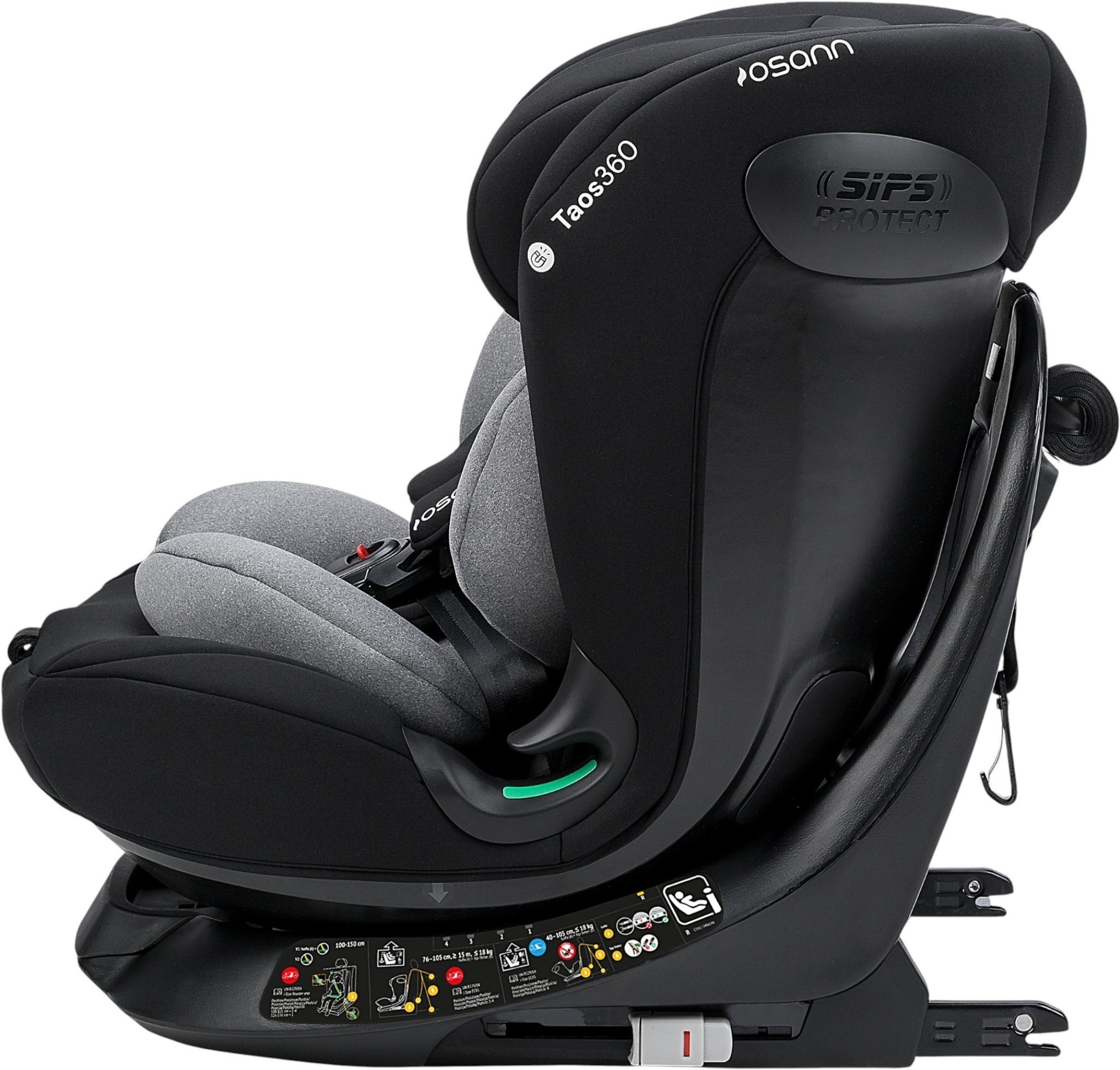 Автокрісло Osann Taos360 i-Size Grey Melange (108-331-230)фото6